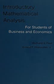 Introductory Mathematical Analysis