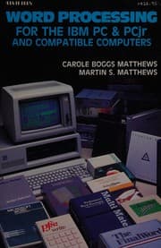 Word processing for the IBM PC and PCjr, and compatible computers