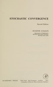 Stochastic convergence