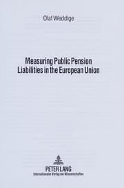 Measuring public pension liabilities in the European Union