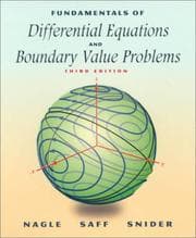 Fundamentals of differential equations and boundary value problems