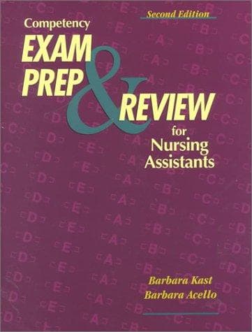 Competency exam prep and review for nursing assistants