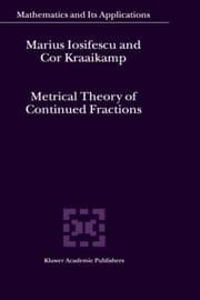 Metrical theory of continued fractions