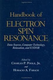 Handbook of electron spin resonance