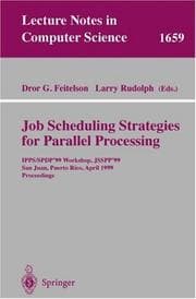 Job scheduling strategies for parallel processing