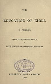 De l'éducation des filles