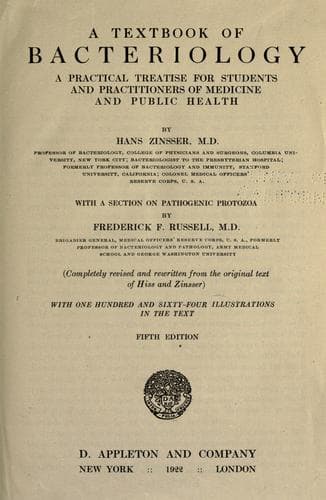A textbook of bacteriology