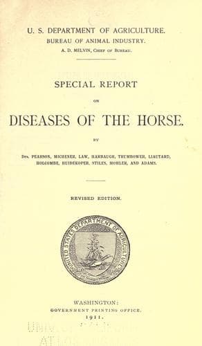 Special report on diseases of the horse