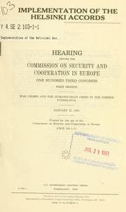 Implementation of the Helsinki accords