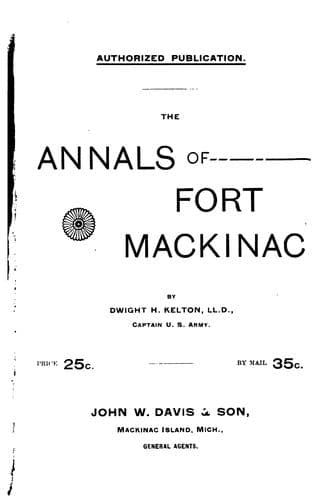 Annals of Fort Mackinac ..