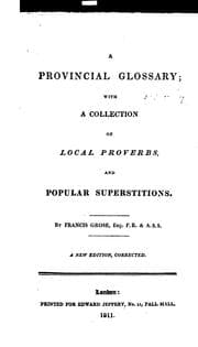 A provincial glossary