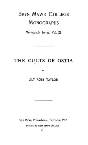 The cults of Ostia