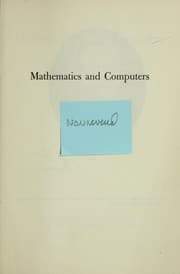 Mathematics and computers