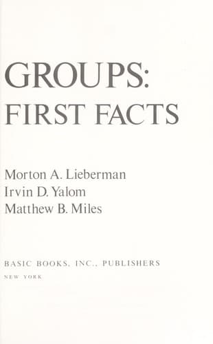 Encounter groups