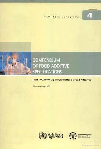 Compendium of food additive specifications