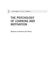 The psychology of learning and motivation