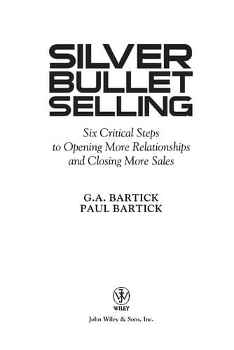Silver bullet selling