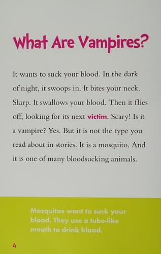 Vampires in Nature